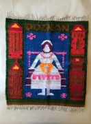 Kolekcjonerski kilim CEPELIA "Bamberka" Poznań – Projekt A. Stawicka, PRL