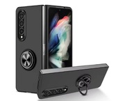 ETUI GUMA CASE SAMSUNG GALAXY Z FOLD 4 RING MAGNES CZARNY
