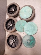 Łożyskowane gumowane koła do kosiarki