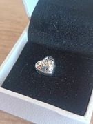 Charms zawieszka do bransoletki modułowej Serce Mama i Dziecko Srebro