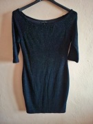 Czarna błyszcząca sukienka New look roz. M