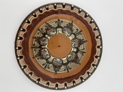 Talerz dekoracyjny kamionka ceramika vintage retro