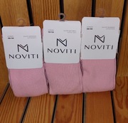 Rajstopy bawełniane (różowe) - rozmiary 128/134