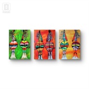 Kompozycja prac na płótnie,  50x40x1cm,  