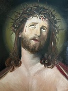 Ecce homo Chrystus w koronie cierniowej 
