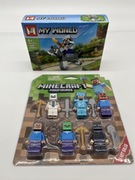 Zestaw klocków my world seria minecraft figurki