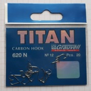 Haczyki Grauvell nr 12 srebrne 20 sztuk wyprzedaż ( 10 groszy za haczyk )