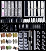 MELLIEX ponad 1100 elementów- Zestawy Tipsów, Pudry- Efekt Lustra, etc...