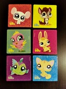 Littlest Pet Shop / Podkładki pod kubek. 6 sztuk.