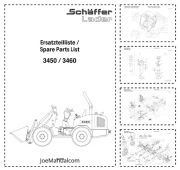 Schäffer 3450 3460 Spare Parts Catalog Manual Katalog części