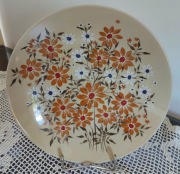 Patera Tułowice PRL ręcznie malowana porcelana 