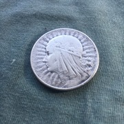 5 złotych 1933 Głowa kobiety srebro 