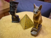 Symbole egipskie, figurki - zestaw