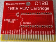 Płytka PCB kartridża 16k do Commodore 128