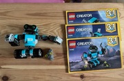 Lego Creator 3in1  31062 robot świecący klocek