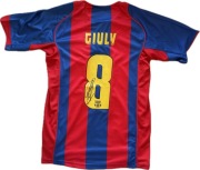 Ludovic Giuly oryginalny autograf! FC Barcelona 