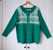 Bpc sweter damski kardigan w norweskie wzory 46