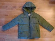 KURTKA DZIECIĘCA Coccodrillo rozmiar 140 zielona oliwkowa ocieplana kaptur 