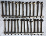 Śruba meblowa młoteczkowa 75 mm