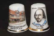 Naparstek Kolekcjonerski Porcelanowy Willam Shakespeare i jego Dom