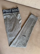 Męskie legginsy kompresyjne, sportowe Nike Pro, rozm. M-stan idealny