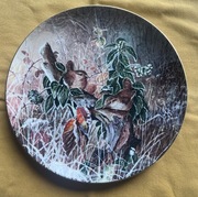 Talerz dekoracyjny Strzyżyk Frosty Mornings