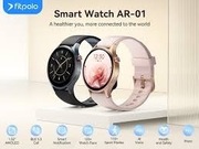 Elegancki Smartwatch Damski – Beżowy, Srebrny  Pełnia Funkcji!