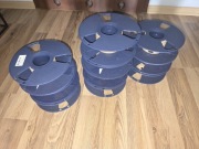 10 szt. szpul po filamentach SUNLU idealne do organizacji kabli i przewodów