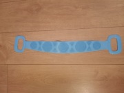 Myjka do mycia pleców 2w1 silikonowy pas myjąco-masujący z wypustkami