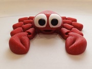 Krabik ruchomy z oczkami.