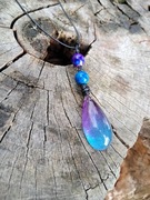 Ręcznie robiony naszyjnik z żywicy – kolory do wyboru