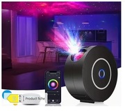Tuya WiFi smart projektor gwiazd lED laser Alexa Google Home czarny