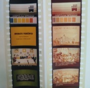 Dwunastu podróżnych, Głowy wawelskie Bajki klisze na rzutnik prl, vintage