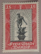 WMG - Danzig. Rzeżba Neptuna 1924.