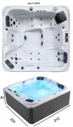 Nowe Jacuzzi ogrodowe/SPA - Hydromasaż 220x210x83
