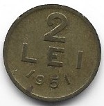Rumunia 2 lei 1951