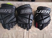 Rękawice hokejowe Bauer 2x 11" 28cm + 1x 10" 25cm Okazja! Tanio!