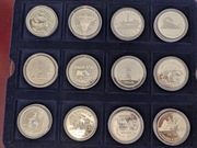 Kolekcja srebrnych monet kanadyjskich