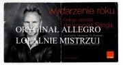 Bilet Zaproszenie STING - Warszawa 2005 (Tor Służewiec) UNIKAT!
