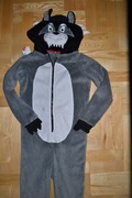 50^ Wilk Wilkołak pluszowy strój przebranie piżama 9/10 Lat_ 134/140 cm  