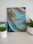 Obraz "Delikatność" abstrakcja Pouring 