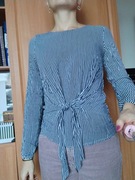 Bluzka z długim rękawem taliowana wiskoza 36