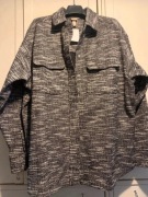 H&M kurtka koszulowa shacket wdzianko narzutka oversize duża