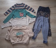 3x Bluzeczki Koszulki TU r. 98/104 3x Spodnie Bluza Reserved