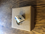 Lego Pierścionek płytka 2x2 biały