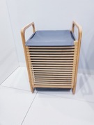 Nowy bambusowy kosz na pranie