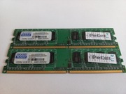 Pamięć RAM 2x 1GB DDR2 PC2-6400 GOODRAM