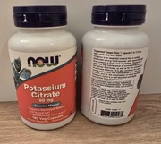 NOW Foods POTAS Czysty Cytrynian Potasu 99mg 180k
