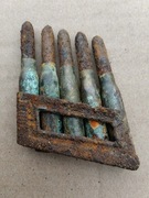 Ładownik Mannlicher łódka łuski czubki nie mauser militaria