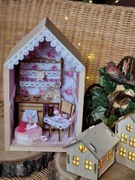 Domek  prezent dla Mamy Babci kuchnia świeca 